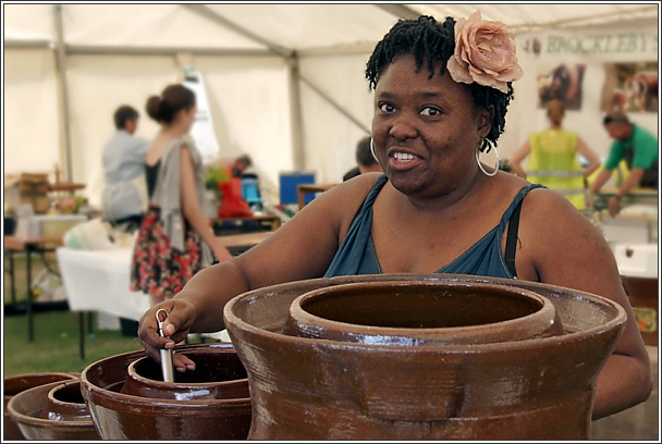 Photo: Paul's pickles at Melton Country Fair (128kB)
